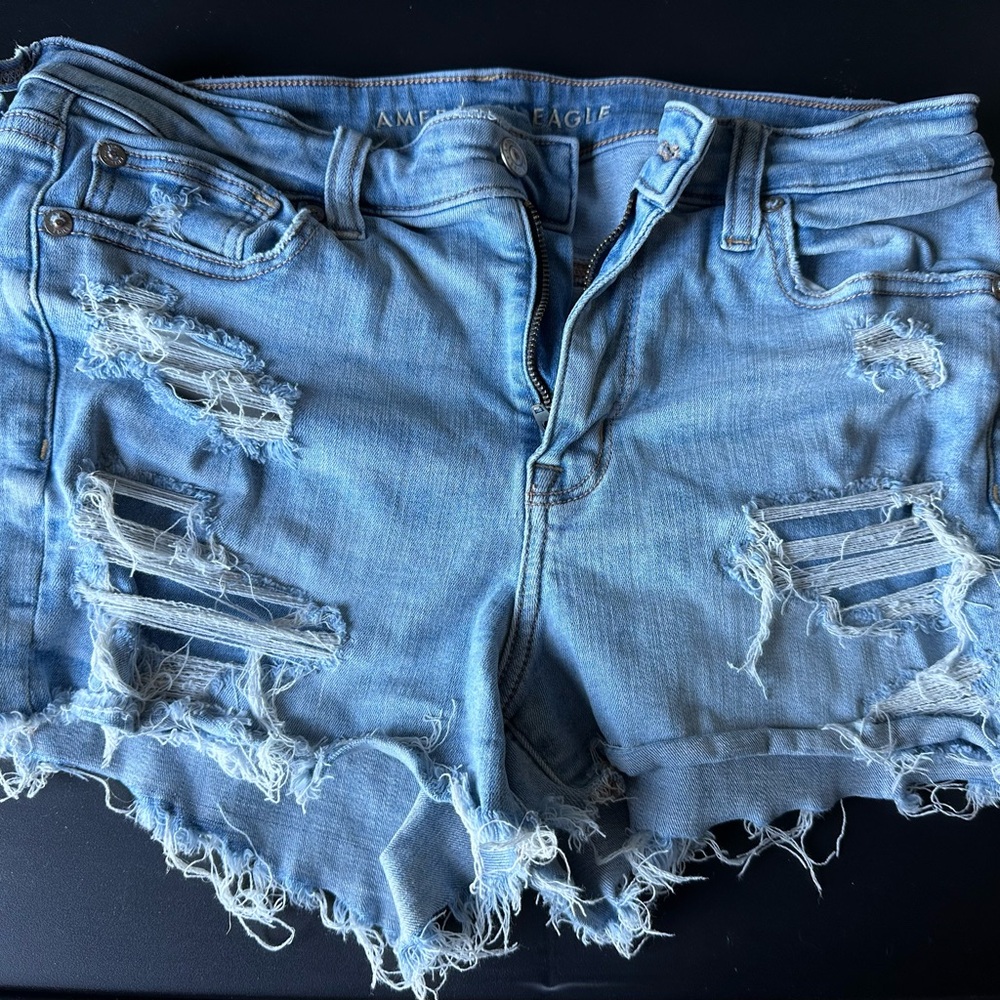 American eagle hi rise shortie shorts size 10